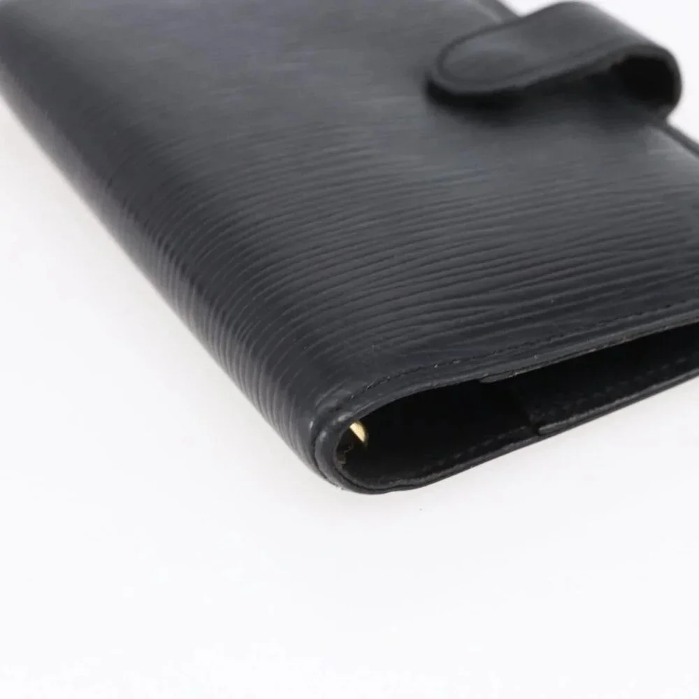 LOUIS VUITTON Epi Agenda PM Day Planner Cover Black